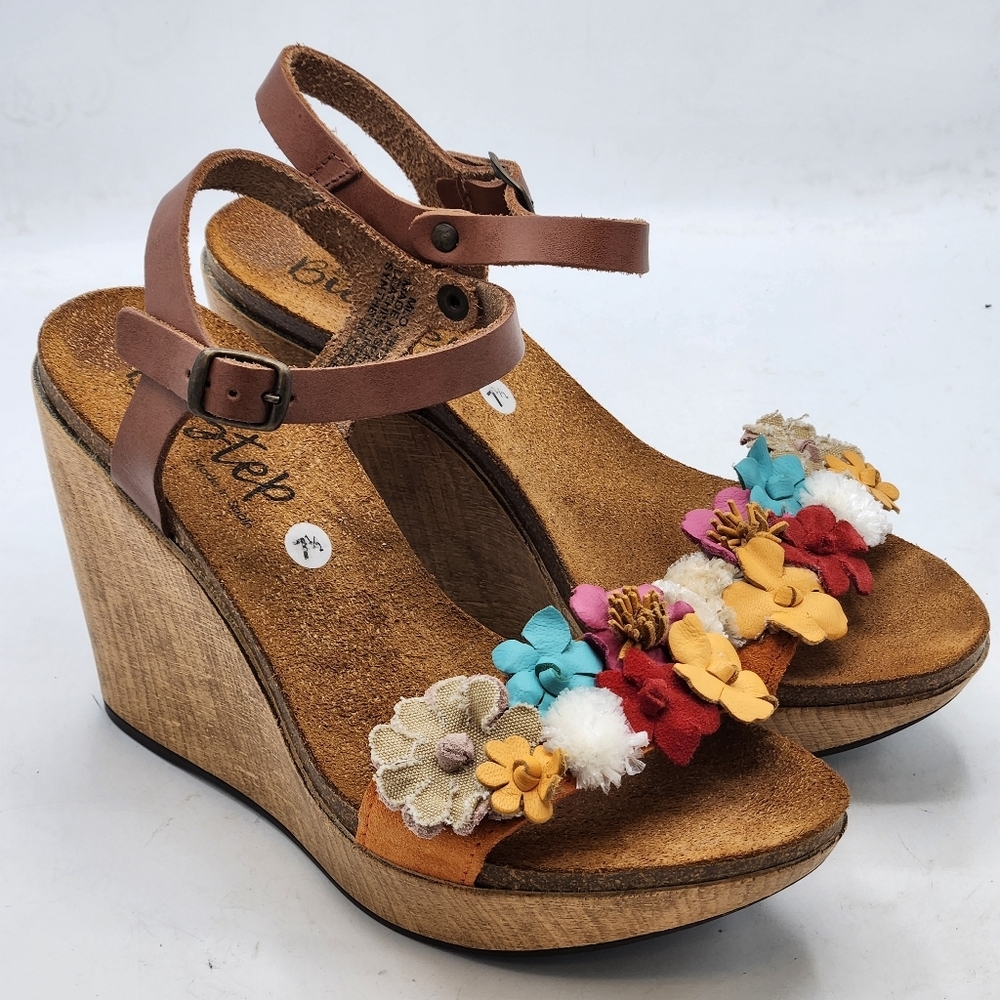 Floral Multi-Color Wedge Sandals - Women - Picture 16 of 16